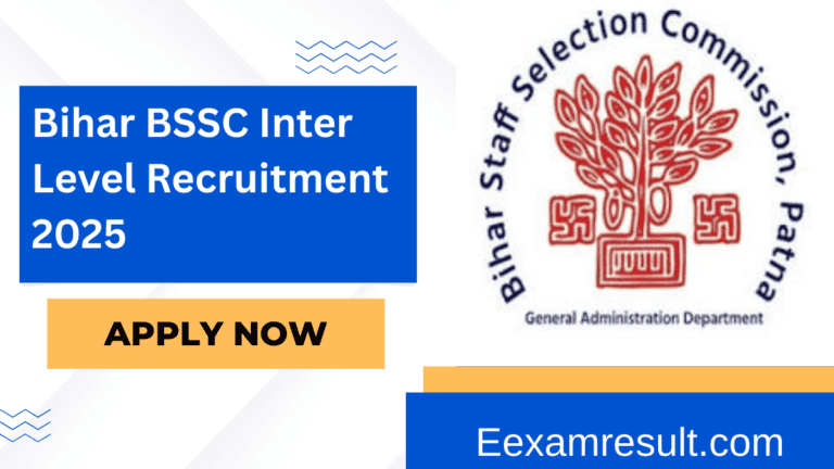bihar bssc inter leval recruitment 2025