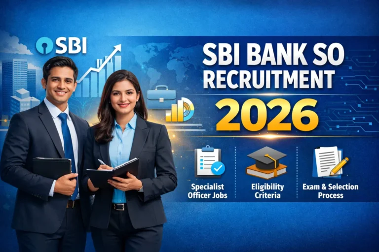 SBI Bank SO Recruitment 2025 : Apply Online