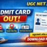 UGC NET December 2025 Admit Card
