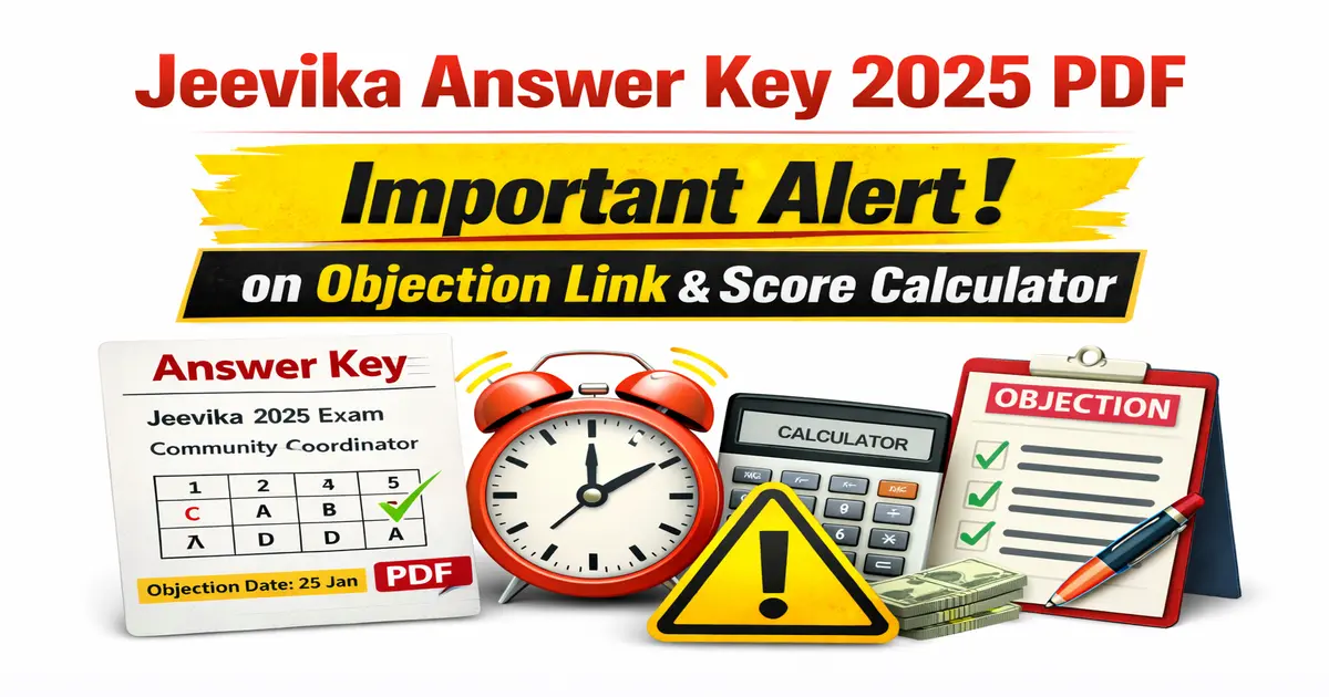  Jeevika Answer Key 2025 PDF Download