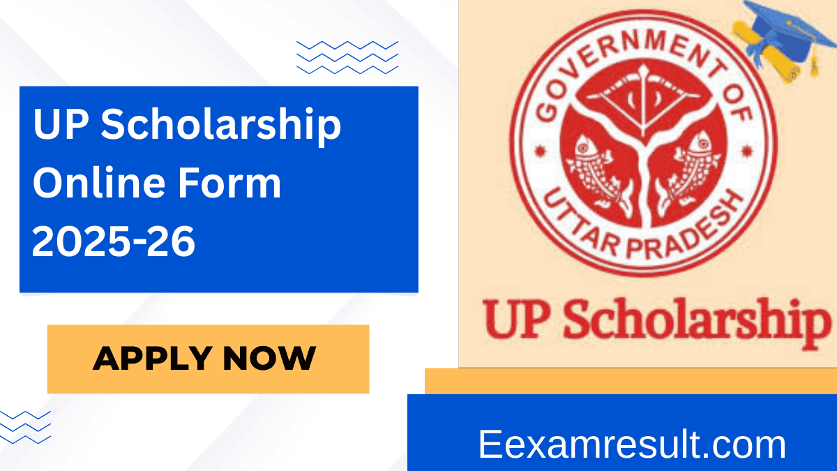 UP Scholarship 2025–26 Online Form: Pre, Post Matric & Dashmottar UP Scholarship online form