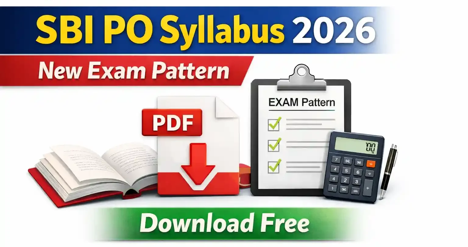 SBI PO Syllabus PDF Download