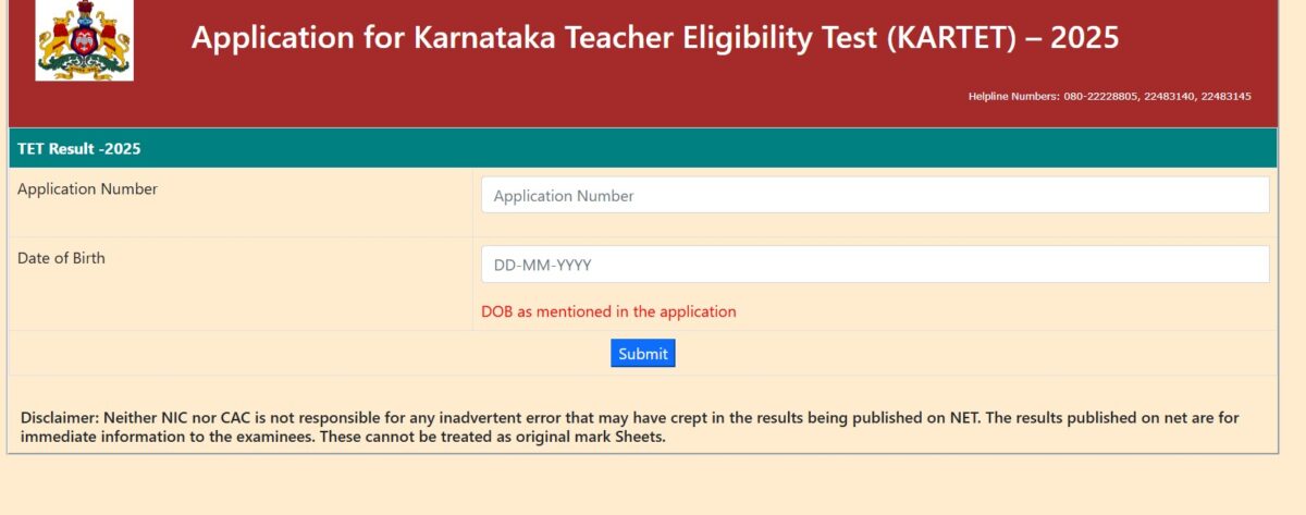 Download KARTET Result 2025