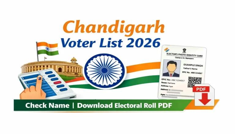 Chandigarh Voter List 2026 PDF – Easy Check Name Online & Download Electoral Roll 8 Chandigarh Voter List 2026 PDF – Check Name Online & Download Electoral Roll