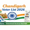Chandigarh Voter List 2026 PDF – Check Name Online & Download Electoral Roll