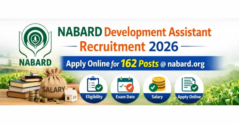 NABARD Development Assistant Recruitment 2026: Apply Online for 162 Posts @ nabard.org 1 NABARD Development Assistant Notification 2026