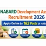 NABARD Development Assistant Notification 2026