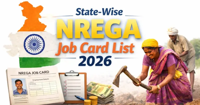 State-wise NREGA Job Card List 2026 check and download online