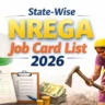 State-wise NREGA Job Card List 2026 check and download online