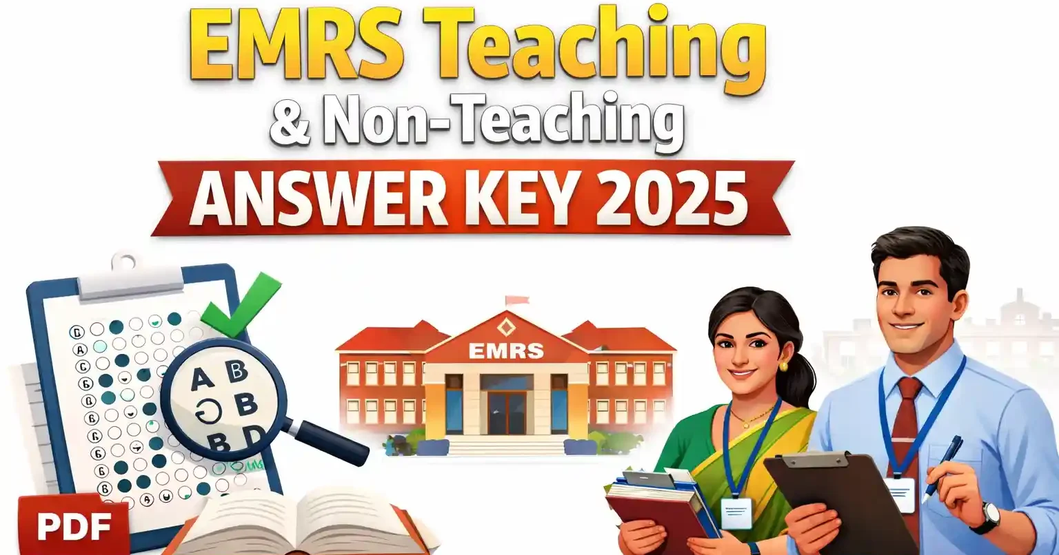 EMRS Teaching & Non-Teaching Answer Key 2025
