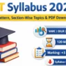 CAT Syllabus 2026
