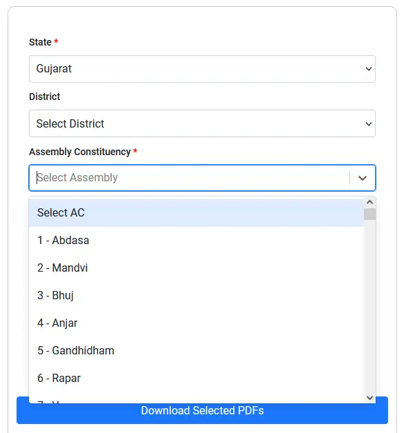 Gujarat Voter List 2026 PDF Download – District Wise Electoral Roll 4 Gujarat Voter List 2026 PDF Download – District Wise Electoral Roll gujarat assembly