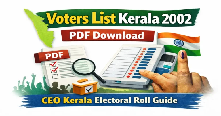 Voters List Kerala 2002 PDF Download