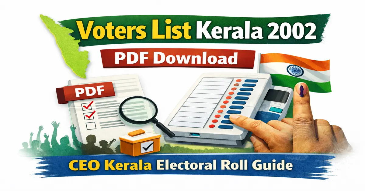 Voters List Kerala 2002 PDF Download
