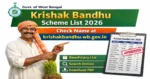 krishak bandhu scheme list 2026