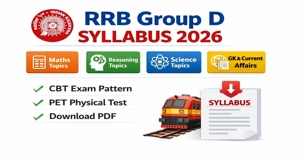 rrb group d syllabus pdf download